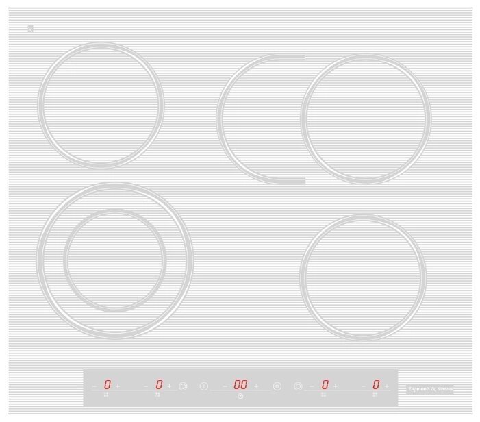 Электрическая варочная панель Zigmund  Shtain CNS 259.60 WX от компании MetSnab - фото 1