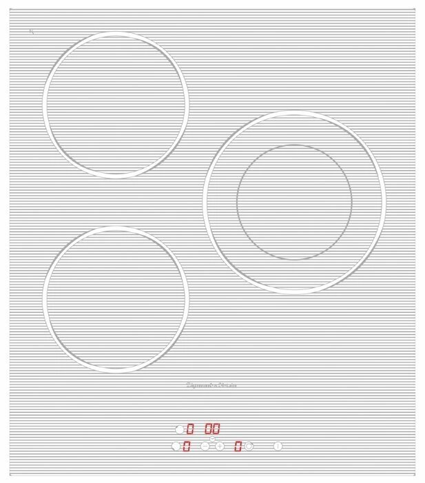 Электрическая варочная панель Zigmund  Shtain CNS 302.45 WX от компании MetSnab - фото 1