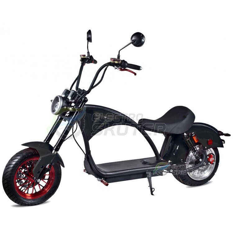 Электроскутер Citycoco Harley Chopper 2000W (Черный) от компании MetSnab - фото 1