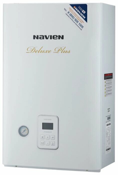 Газовый котел Navien DELUXE PLUS 16K 16 кВт двухконтурный от компании MetSnab - фото 1