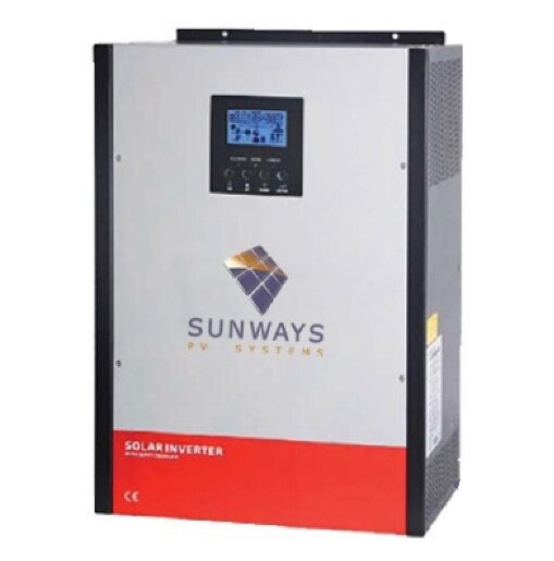 Гибридный инвертор SUNWAYS Hybrid 3KW 80 A MPPT 48V от компании MetSnab - фото 1