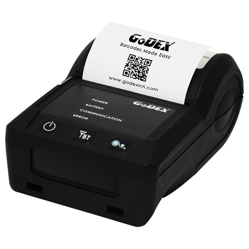 GODEX MX30, мобильный принтер этикеток, 203 DPI, ширина печати 3quot;, Bluetooth, RS232, USB (011-MX3002-000) от компании MetSnab - фото 1