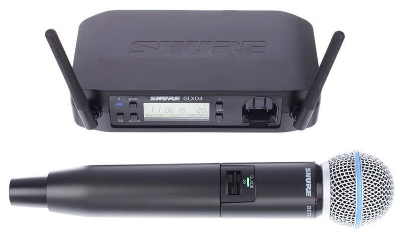 Готовый комплект радиосистемы Shure GLXD24E/B58 Z2 2.4 GHz от компании MetSnab - фото 1