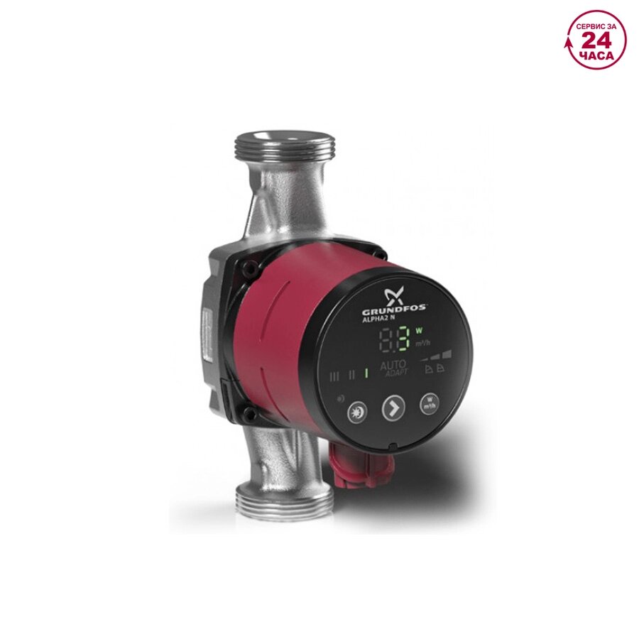 Grundfos Насос циркуляционный ALPHA2 25-60 N 180 от компании MetSnab - фото 1