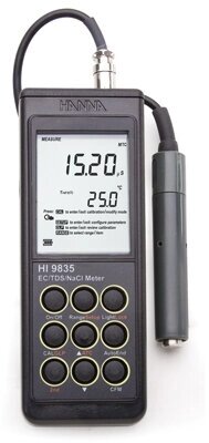 Hanna Instruments HI 9835 кондуктометр портативный от компании MetSnab - фото 1