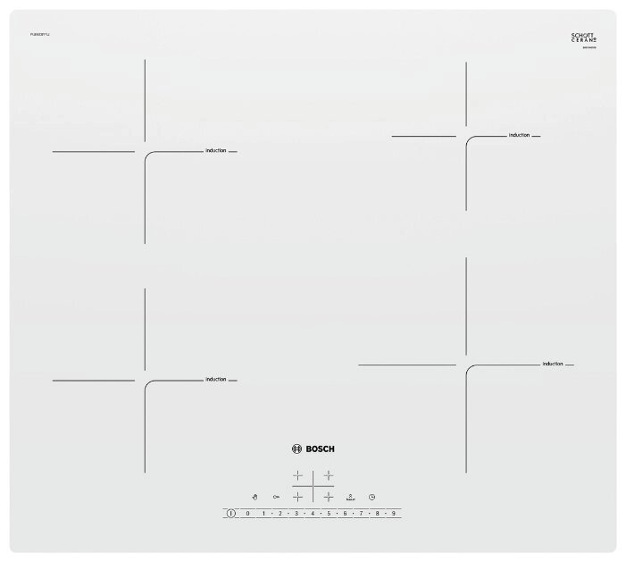 Индукционная варочная панель Bosch PUE612FF1J от компании MetSnab - фото 1