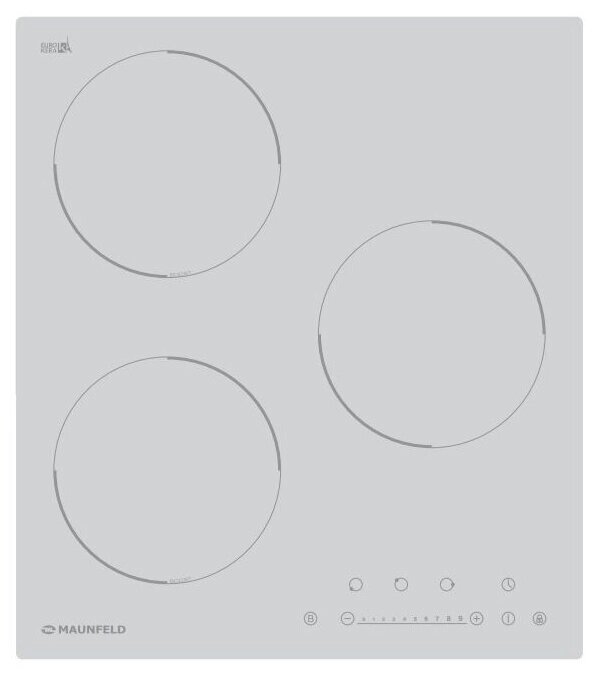 Индукционная варочная панель MAUNFELD EVI. 453-WH от компании MetSnab - фото 1