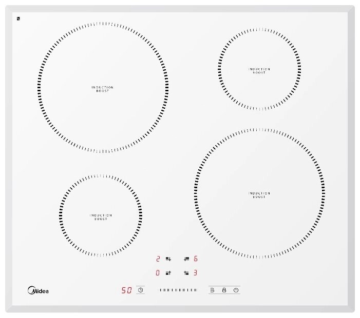 Индукционная варочная панель Midea MIH64721FW от компании MetSnab - фото 1