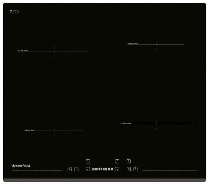 Индукционная варочная панель Vestfrost VFIND60HM от компании MetSnab - фото 1