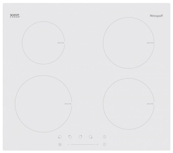 Индукционная варочная панель Weissgauff IHB 645 W от компании MetSnab - фото 1
