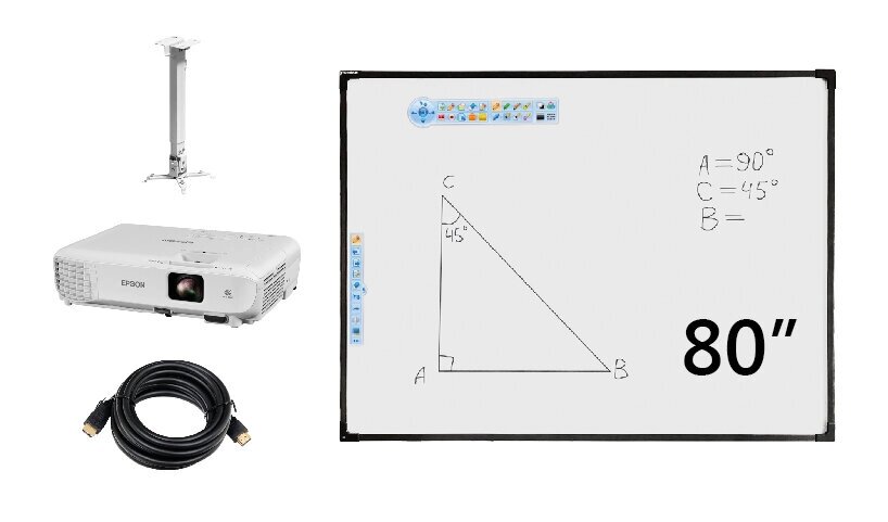 Интерактивный комплект YesVision 80quot; Стандарт от компании MetSnab - фото 1