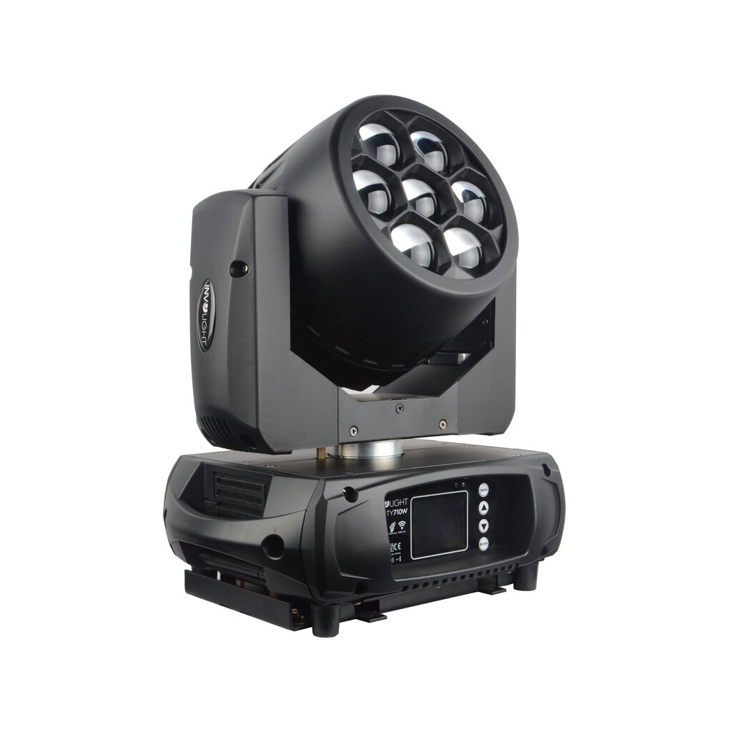 Involight LIBERTY 710W - Аккумуляторная LED вращающаяся голова 7х 10Вт RGBW (Wash), DMX512, ИК-ДУ от компании MetSnab - фото 1