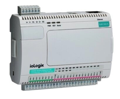 IoLogik E2262-T Модуль удаленного ввода/вывода, 8 термопарных входов, 4DO, интерфейс Ethernet (поддержка Modbus/TCP), от компании MetSnab - фото 1