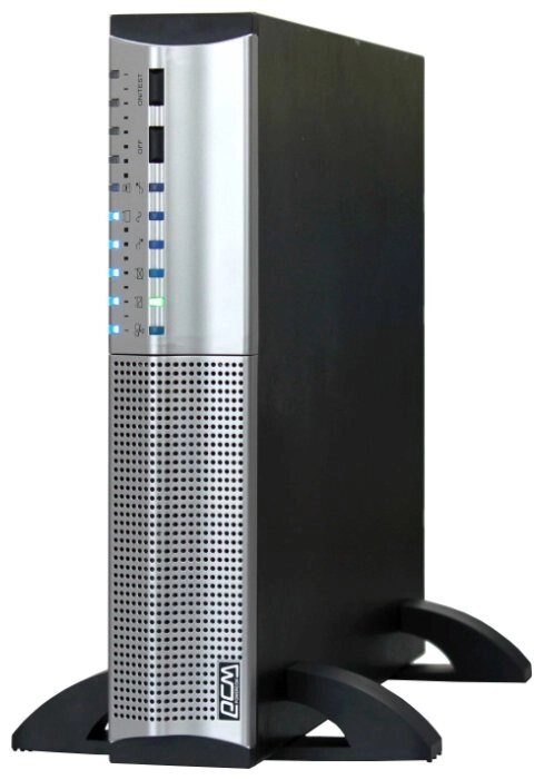 Источник бесперебойного питания Powercom SRT-1000A 306191 Smart RT, 1000VA/900W, USB, (IEC320 C13х8) от компании MetSnab - фото 1