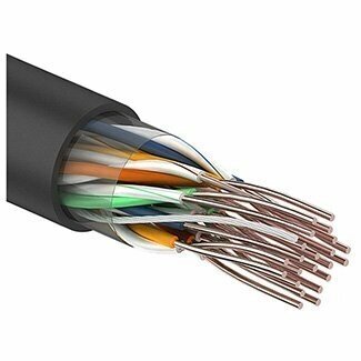 Кабель UTP 16PR 24AWG, CAT5, наружный (OUTDOOR) (бухта 305м) REXANT от компании MetSnab - фото 1