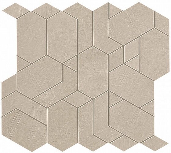 Керамическая мозаика Atlas Concorde A0P9 Мозаика Керамогранит BOOST PRO Cream Mosaico Shapes 31х33,5 (м2) от компании MetSnab - фото 1