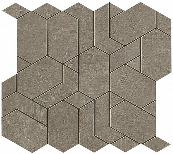 Керамическая мозаика Atlas Concorde A0QC Мозаика Керамогранит BOOST PRO Taupe Mosaico Shapes 31х33,5 (м2) от компании MetSnab - фото 1