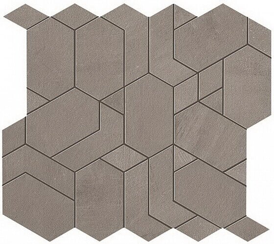 Керамическая мозаика Atlas Concorde Мозаика Керамогранит BOOST Grey Mosaico Shapes 31х33,5 (м2) от компании MetSnab - фото 1