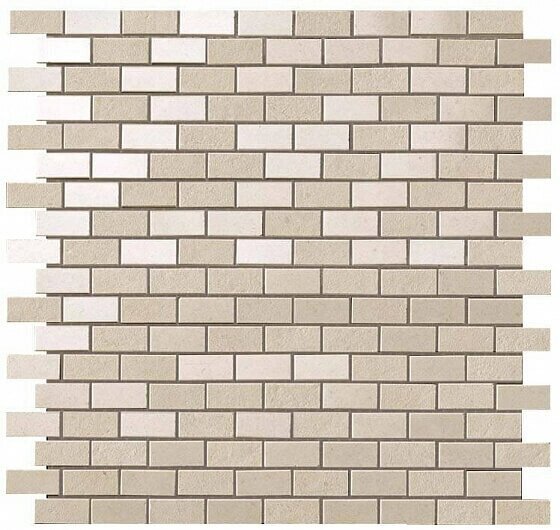 Керамическая мозаика Мозаика Керамогранит ATLAS CONCORDE KONE Beige Mosaico Brick 30,4х30,4 (м2) от компании MetSnab - фото 1