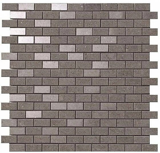 Керамическая мозаика Мозаика Керамогранит ATLAS CONCORDE KONE Grey Mosaico Brick 30,4х30,4 (м2) от компании MetSnab - фото 1