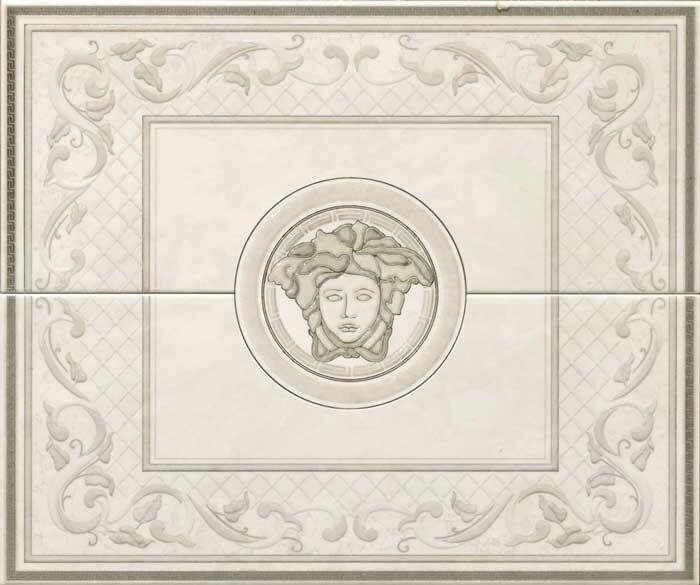 Керамическая плитка Versace Venere Composizione Bianco 50x60 от компании MetSnab - фото 1