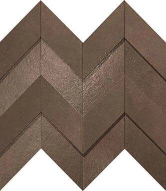 Керамогранит Atlas Concorde (италия) Dwell Floor Brown Leather Chevron 3D A1DO 308x351 мм (Керамогранит) от компании MetSnab - фото 1