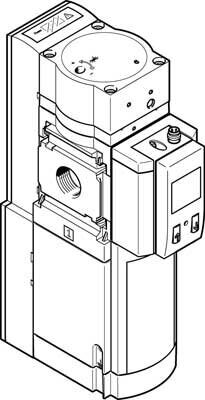 Клапан плавного пуска/быстрого выхлопа Festo MS6-SV-1/2-E-10V24-AD1 от компании MetSnab - фото 1