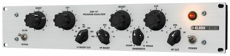 KLARK TEKNIK EQP-KT одноканальный ламповый ретро-эквалайзер, реплика PULTEC EQP-1A, LC-фильтры, НЧ, ВЧ -обрезные, от компании MetSnab - фото 1