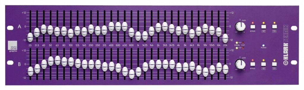 Klark Teknik Square One SQ1G графический эквалайзер от компании MetSnab - фото 1