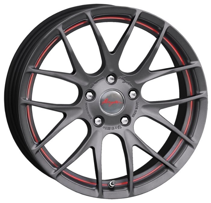 Колесный диск Breyton Race GTS-R 8.5x18/5x120 D72.5 ET48 Matt Gun with Red от компании MetSnab - фото 1