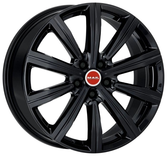 Колесный диск Mak Birmingham 8.5x20/5x108 D63.3 ET40 Gloss Black от компании MetSnab - фото 1