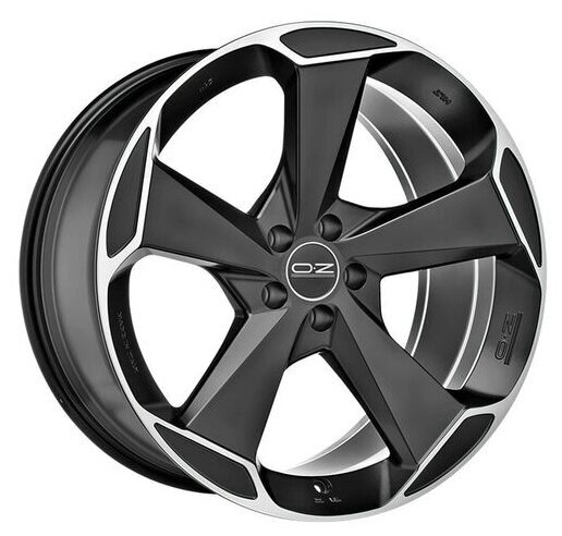 Колесный диск OZ Racing Aspen 10x20/5x112 D79 ET35 Matt Black Diamond Cut от компании MetSnab - фото 1