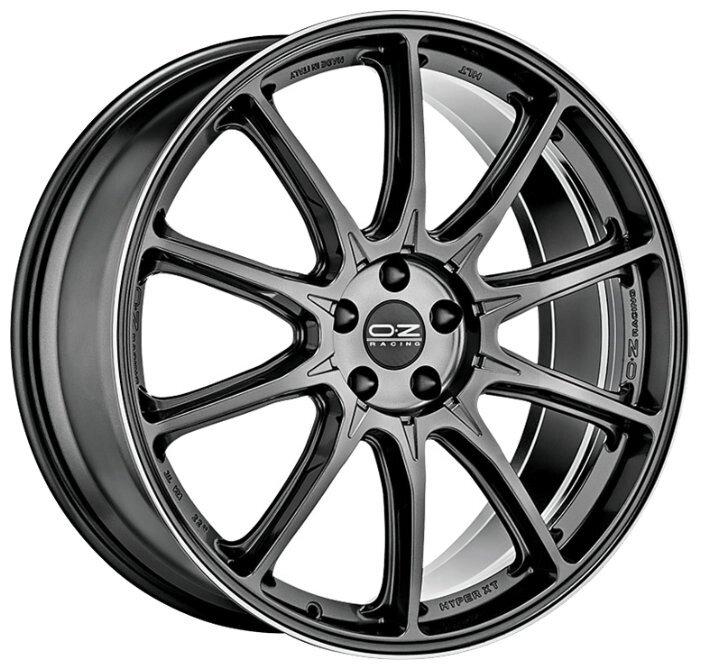 Колесный диск OZ Racing HyperXT HLT 9.5x22/5x130 D71.6 ET52 Star Graphite Diamond Lip от компании MetSnab - фото 1