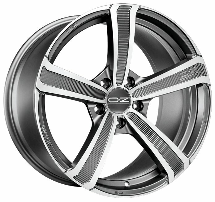 Колесный диск OZ Racing Montecarlo HLT 9x19/5x112 D79 ET30 Matt Graphite Diamond Cut от компании MetSnab - фото 1