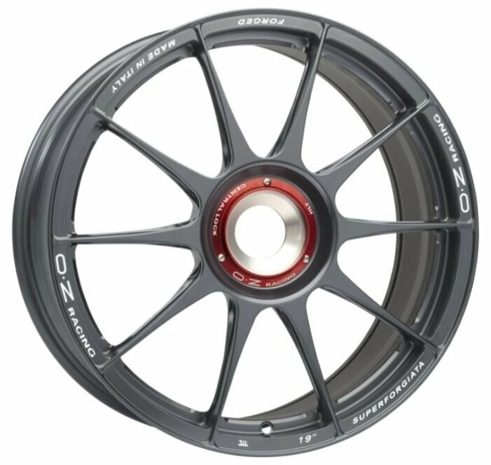 Колесный диск OZ Racing Superforgiata 11x19/5x114.3 D66.1 ET25 Grigio corsa от компании MetSnab - фото 1