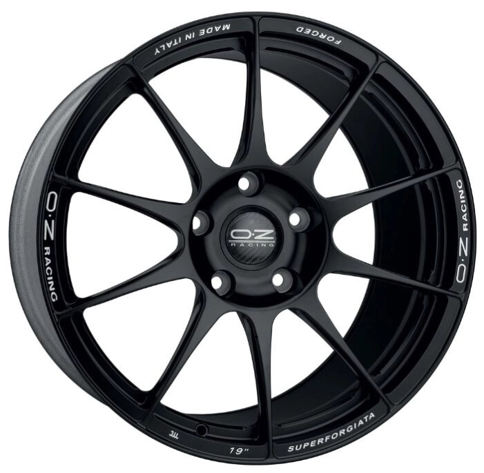 Колесный диск OZ Racing Superforgiata 9x12/5x112 D57.06 ET50 Matt Black от компании MetSnab - фото 1