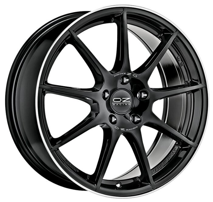 Колесный диск OZ Racing Veloce GT 7.5x17/5x120 D68 ET35 Gloss Black Diamond Lip от компании MetSnab - фото 1