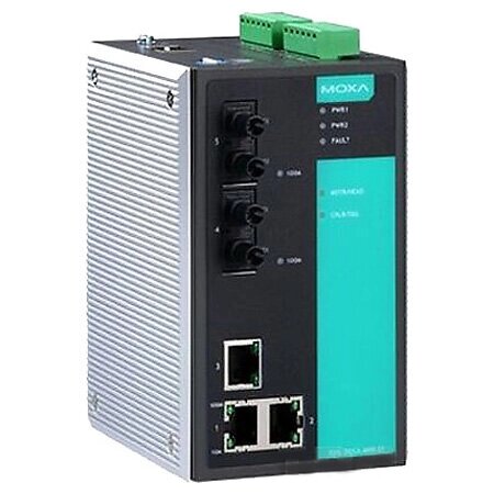 Коммутатор Ethernet 5 портов MOXA EDS-505A-MM-ST-T от компании MetSnab - фото 1