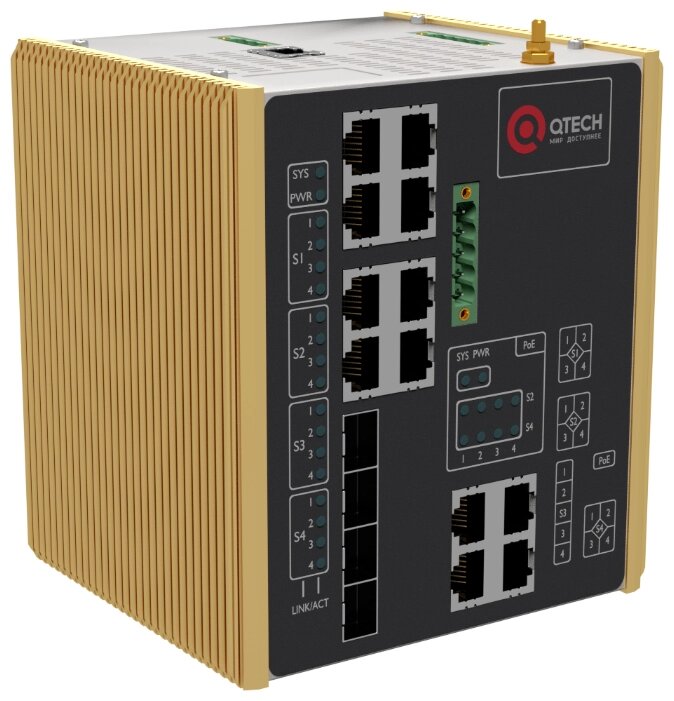 Коммутатор QTECH QSW-2130-12T4G-POE-AC от компании MetSnab - фото 1