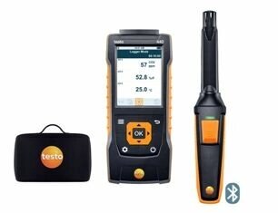 Комплект измерительный Testo 440 с Bluetooth зондом CO (0632 1551) и кейсом от компании MetSnab - фото 1