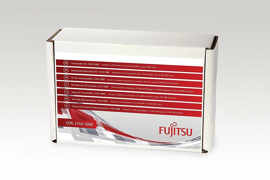 Комплект роликов Fujitsu, для сканеров fi-7700S/fi-7600/fi-7700 (замена CON-3740-002A), арт. CON-3740-500K от компании MetSnab - фото 1