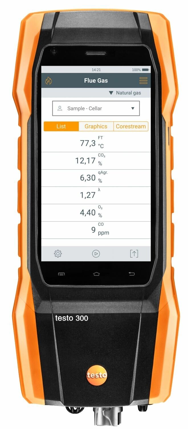 Комплект Testo 300 без H2 -компенсации от компании MetSnab - фото 1