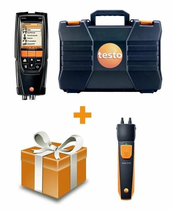 Комплект Testo 320 без H2 -компенсации + смарт зонд 510i от компании MetSnab - фото 1