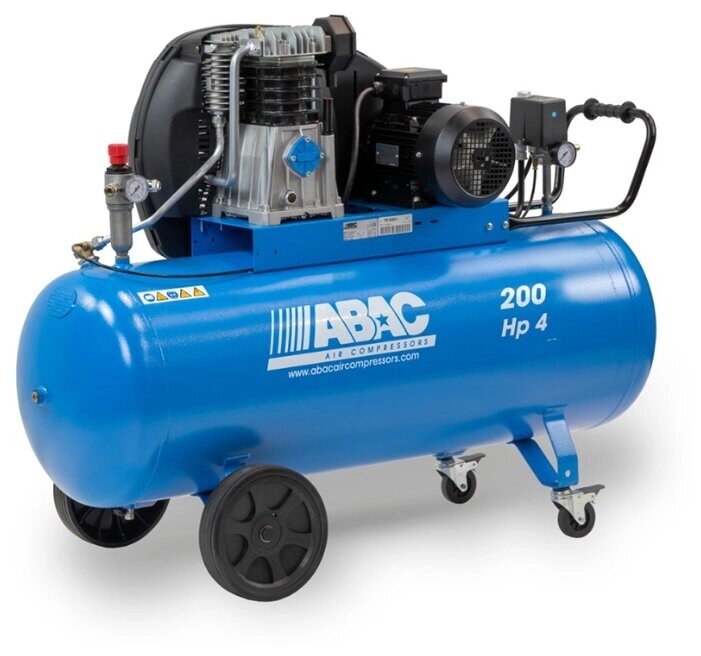 Компрессор масляный ABAC PRO A49B 200 CT5.5, 200 л, 4 кВт от компании MetSnab - фото 1