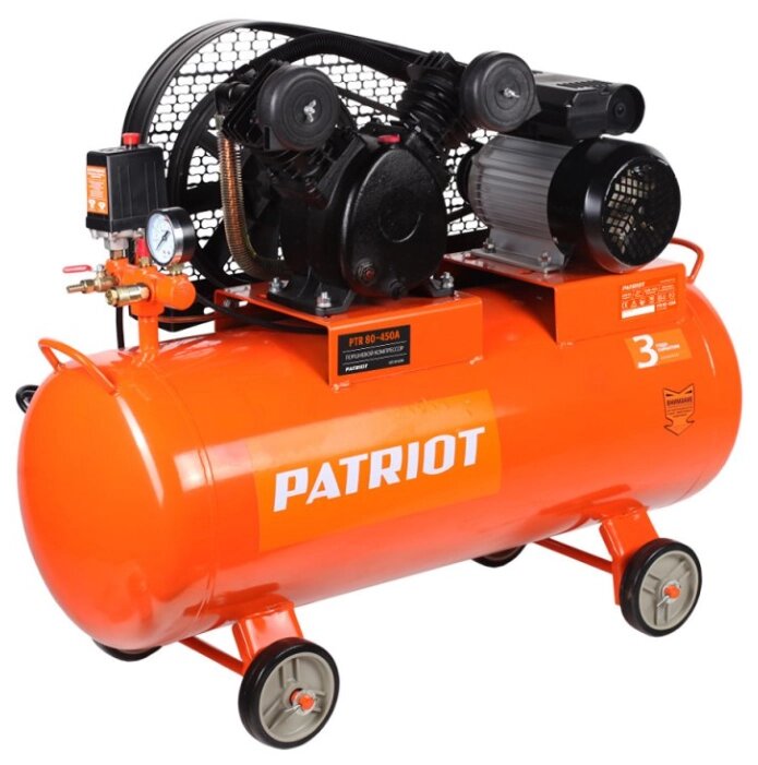 Компрессор поршневой PATRIOT PTR 80-450A от компании MetSnab - фото 1