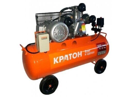 Компрессор воздушный Kraton AC-630-110-BDW поршневой от компании MetSnab - фото 1