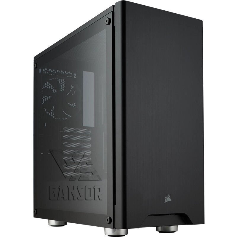 Компьютер GANSOR-1995422 AMD Ryzen 5 3500 3.6 ГГц, X470, 32Гб 2666 МГц, SSD 120Гб, HDD 3Тб, GTX 1650 4Гб (NVIDIA от компании MetSnab - фото 1