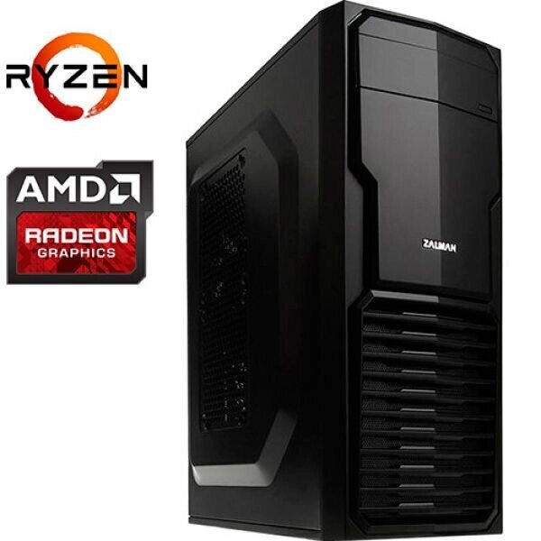 Компьютер PRO-0631567 AMD Ryzen 7 2700 3200МГц, AMD B350, 64Гб DDR4 2400МГц, SSD 480Гб, HDD 1Тб, AMD Radeon RX 580 8Гб, от компании MetSnab - фото 1