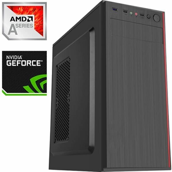 Компьютер PRO-1562384 AMD A6-9500 3500МГц, AMD A320, 16Гб DDR4 2400МГц, HDD 2Тб, NVIDIA GeForce RTX 2070 SUPER 8Гб, от компании MetSnab - фото 1