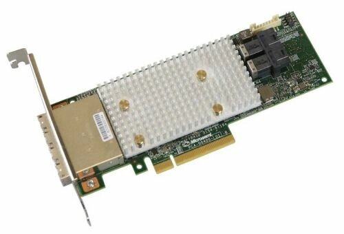 Контроллер SAS Adaptec SmartRAID 3154-8i16e SGL 2294600-R (8int./16ext. ports, PCIe Gen3 x8,1GB DDR4, RAID от компании MetSnab - фото 1